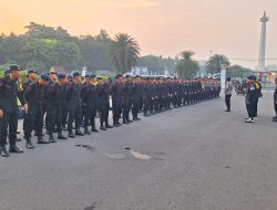 Waka Polsek Sawah Besar Pimpin Langsung Apel Pengamanan Di Taman Padang Monas