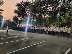Apel Gabungan Pengamanan Unjuk Rasa May Day Digelar di Halaman Hotel Pullman Menteng