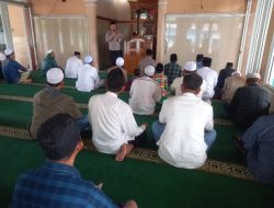 SAFARI JUM’AT KAMTIBMAS POLRES METRO BEKASI DI MASJID JAMI’ DARUS SA’ADAH DESA KEDUNGWARINGIN