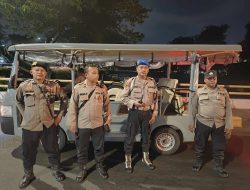 Patroli Malam Polsek Menteng Hadir Di Perbatasan Menteng-Tenggulun, Antisipasi Tawuran dan Kejahatan Malam Hari