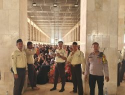 Sebanyak  11 Personil Polri Amankan Pameran Jembatan Persaudaraan Indonesia-Saudi di Masjid Istiqlal