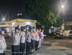 Apel Malam, Polsek Johar Baru Gelar Patroli Cipta Kondisi, Siap Hadapi Guntibmas