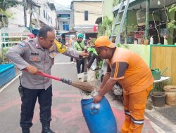Warga dan Polisi Bergotong Royong, Kenari Jadi Lebih Bersih dan Rukun