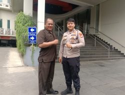 Unit Samapta Polsek Sawah Besar Lakukan Pengamanan Ibadah Misa Minggu di Gereja Abbalove