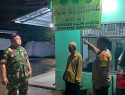 Cegah Tawuran dan Narkoba, Polsek Kemayoran Monitoring Siskamling di Kebon Kosong