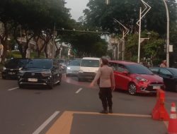 Patko 1053 Pengaturan Lalu lintas Sore Hari Di Pintu 10 GBK Senayan