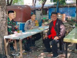 Sambang Warga di Rusun Dakota, Polisi dan TNI Jalin Silaturahmi Sekaligus Jaga Kamtibmas