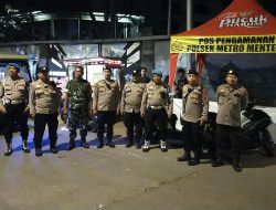 Patroli Dinihari Polsek Menteng Antisipasi Tawuran Dan Kejahatan Jalanan Di Perbatasan Kwitang–Kalipasir