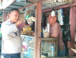 Patroli Sambang Bhabinkamtibmas Duri Pulo, Ajak Warga Bersinergi Jaga Kamtibmas