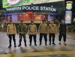 Malam Hari di Bundaran HI, Polisi Tingkatkan Pengamanan dan Himbau Warga untuk Kembali ke Rumah