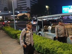 Patroli Cipkon Menteng Antisipasi Kerawanan Malam Hari, Di Kawasan Bundaran HI Dan Sekitarnya
