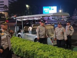 Patroli Cipkon Menteng Antisipasi Kerawanan Malam Hari, Di Kawasan Bundaran HI Dan Sekitarnya