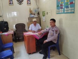 Pembinaan Satpam Unit Samapta Sambangi Pos Keamanan Pertokoan Pasar Baru