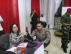 *Satuan Brimob Polda Metro Jaya Ikuti Donor Darah dalam Rangka HUT ke-60 Lemhannas RI*