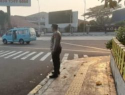 Polsek Sawah Besar Gelar Pengamanan Pagi, Antisipasi Kemacetan dan Kejahatan Jalanan