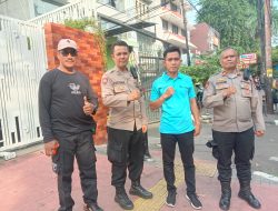 Tak Ada Tempat Bagi Kejahatan! Unit Samapta Sapu Bersih Perkantoran di Bungur Besar Raya
