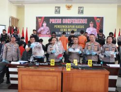 Tindak Tegas Geng Motor, Polres Bener Meriah Amankan Senjata Tajam dan Puluhan Anggota