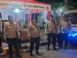 Tingkatkan Keamanan, Polsek Menteng Gelar Patroli Malam Di Kawasan Perbatasan Menteng-Tenggulun