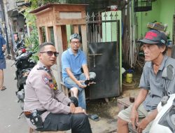 Patroli Humanis, Bhabinkamtibmas Sapa Warga Kampung Rawa