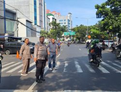Pengamanan Dan Penjagaan Ibadah Misa Minggu di Gereja GKI Samanhudi