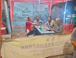 Kebersamaan Polisi Dan Warga Pantau Keamanan di Perbatasan Kalipasir, Antisipasi Tawuran