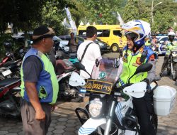 *Gunakan Sepeda Motor, Kapolres Semarang Laksanakan Patroli Dialogis Cegah Aksi Premanisme*