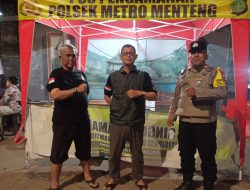 Warga Dan Bhabinkamtibmas Gondangdia Kompak Jaga Keamanan Perbatasan Kalipasir, Antisipasi Tawuran