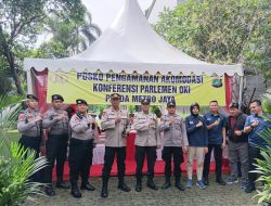 Kasat Tahti Berikan Arahan Pengamanan Negara OKI Di Hotel Fairmont