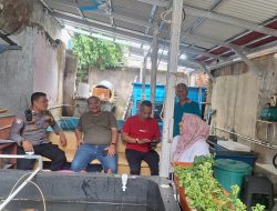 Bhabinkamtibmas & Lurah Gelora Dukung Budidaya Ikan, Dorong Ketahanan Pangan Warga