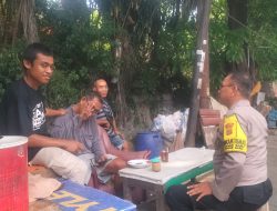 Pencegahan Dini, Upaya Menciptakan Situasi Aman dan Kondusif, Bhabinkamtibmas Sambangi RW 08