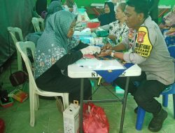 Polisi Turun Tangan! Bhabinkamtibmas Kawal Kesehatan Balita di Posyandu Serdang