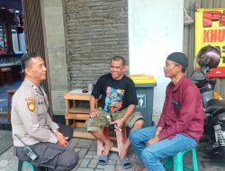 Arahan Panit Binmas Polsek Sawah Besar Di Pusat Perekonomian Pasar Baru” Cegah Gangguan Kamtibmas