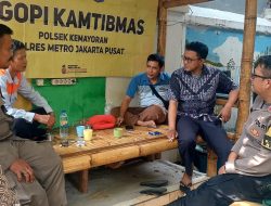 Ngopi Bareng Polisi, Warga Cempaka Baru Puji Kedekatan dan Kepedulian Polsek Kemayoran
