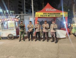 Tingkatkan Keamanan di Perbatasan Kwitang–Kalipasir, Polsek Menteng Gencarkan Patroli Dini Hari