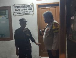 Bhabinkamtibmas Sambangi Satkamling RW 08, Ajak Warga Jaga Kampung dari Tawuran dan Gangguan Keamanan