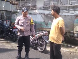 Patroli dan Cooling System, Bhabinkamtibmas Duri Pulo Jalin Komunikasi Aktif dengan Warga