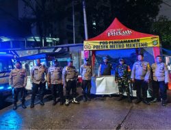 Patroli Humanis Dini Hari Polsek Menteng, Pantau Perbatasan Kalipasir Antisipasi Tawuran Dan Kejahatan Jalanan
