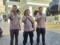 Bhabinkamtibmas Pegangsaan Berikan Himbauan Kamtibmas Security Gedung SGH Di Jalan Proklamasi No.46 Menteng