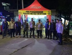 Gencarkan Patroli Di Perbatasan Kwitang–Kalipasir, Polsek Menteng Antisipasi Tawuran Dan Kejahatan Jalanan