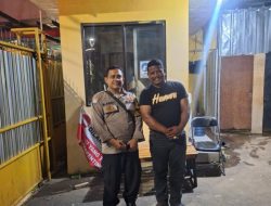 Bhabinkamtibmas Pegangsaan Sambang Berikan Himbauan Kamtibmas Di Kantor DPD Partai Hanura Jakarta Pusat