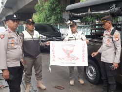 Polsek Metro Menteng Gelar Patroli Dalam Rangka Operasi Brantas Jaya 2025, Amankan Bendera Ormas di Wilayah Cikini