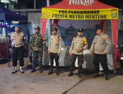 Patroli Tengah Malam Polsek Menteng Sisir Perbatasan Kwitang-Kalipasir, Antisipasi Tawuran Warga Dan Curanmor