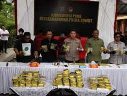 Polda Sumut Gagalkan Peredaran 100 Kg Sabu Dalam Bungkus Kopi, Empat Tersangka dan Dua DPO Terlibat