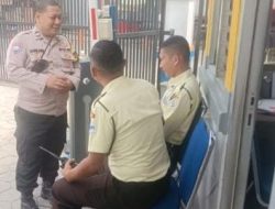 Pastikan Keamanan Lingkungan, Polisi Berikan Himbauan Kamtibmas ke Petugas Keamanan PT Taspen