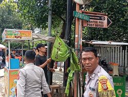 Operasi Berantas Jaya 2025, Polsek Kemayoran Tertibkan Bendera Ormas Ilegal di Wilayah Sumur Batu
