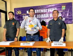 Polsek Johar Baru Bekuk Pengedar Sabu Residivis, Barang Bukti Sabu Disimpan dalam Bungkus Rokok