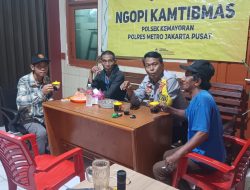 Ngopi Tapi Serius! Polsek Kemayoran Gempur Judi Online dan Premanisme
