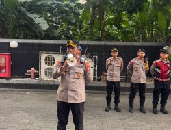 Apel Pengamanan Aksi Unjuk Rasa, Pimpinan Kapolsek Sawah Besar di TL Harmoni