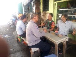 Diskusi Terbuka Warga, Bhabinkamtibmas dan Babinsa Di Pemukiman Mangga Dua Selatan