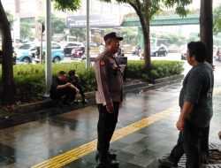 Patroli 1052 Unit Samapta Pemantauan Wilayah Jalan Jenderal Sudirman